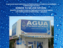 Tablet Screenshot of americanpurifiedwater.com